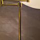 Lampadaire chrome or liseuse deluxe sur pied vintage 1980  reglable   hauteur   et inclinable