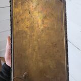 Paire appliques miroir verre bombé style Louis XVI