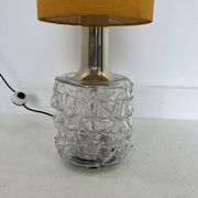 Vintage  Bubble Glass and Chrome Lamp from Doria Leuchten, Germany, 1960s