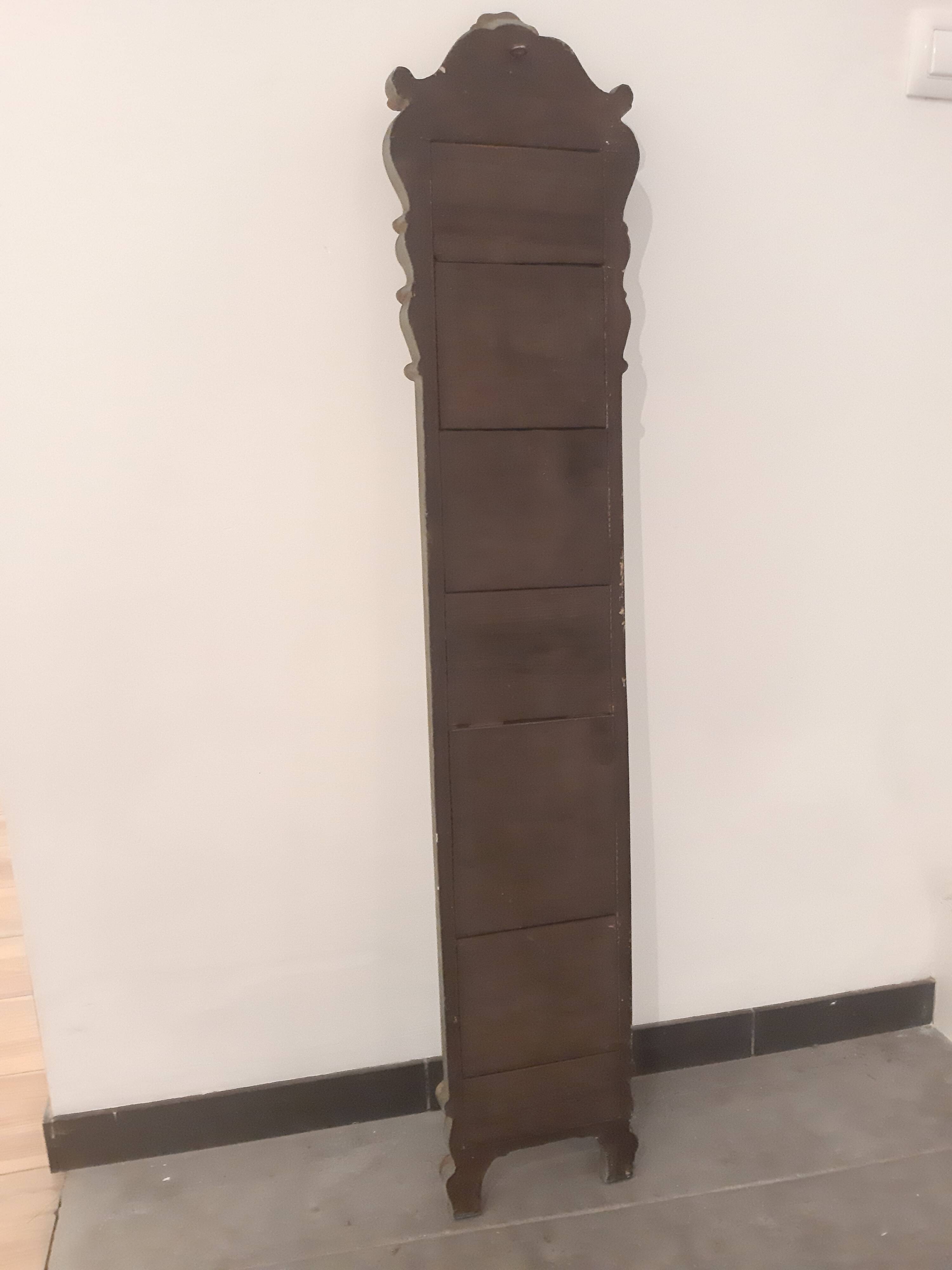 Louis XIV-style gilded wooden mirror