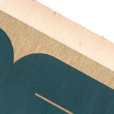 Original collage dated and signed without frame