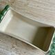 Plat en barbotine asperge vintage