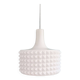 Large white opaline pendant light, design by Ivan Jakes, 1960s.