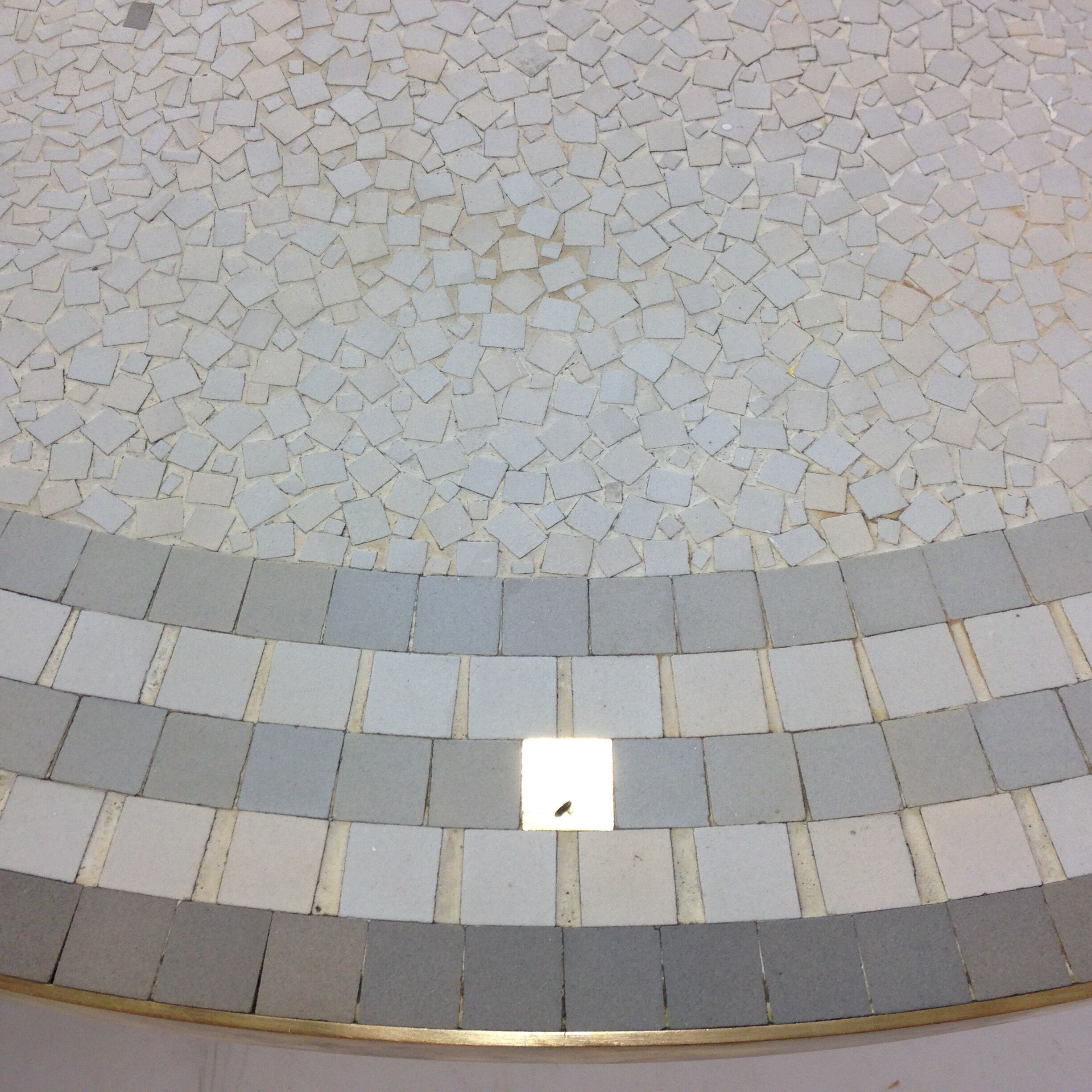 Table basse en mosaïque par Berthold Müller, années 1950
