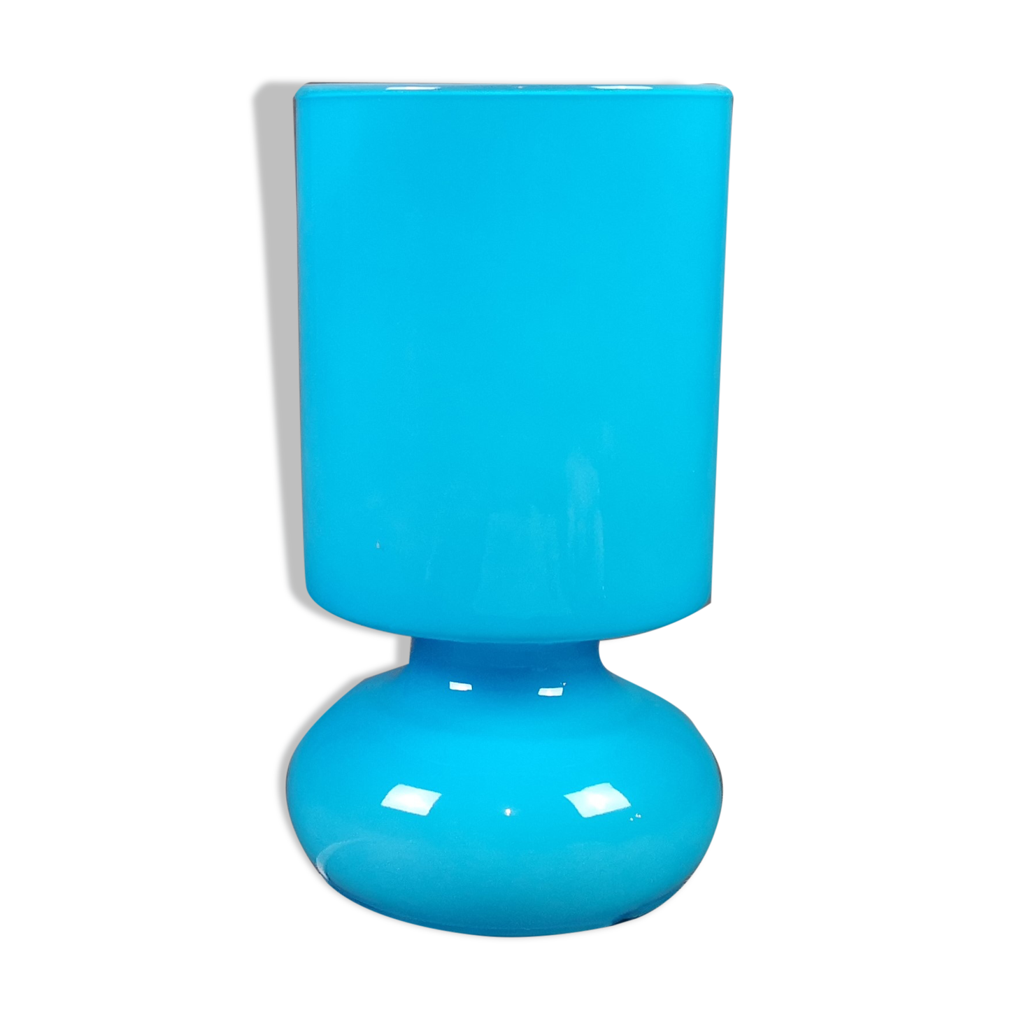 Lykta turquoise vintage lamp ikea opaline - vintage luminaire