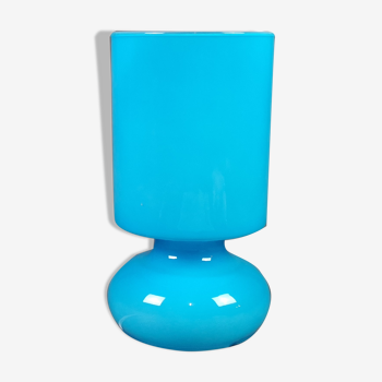 Lykta turquoise lampe vintage ikea opaline - luminaire vintage