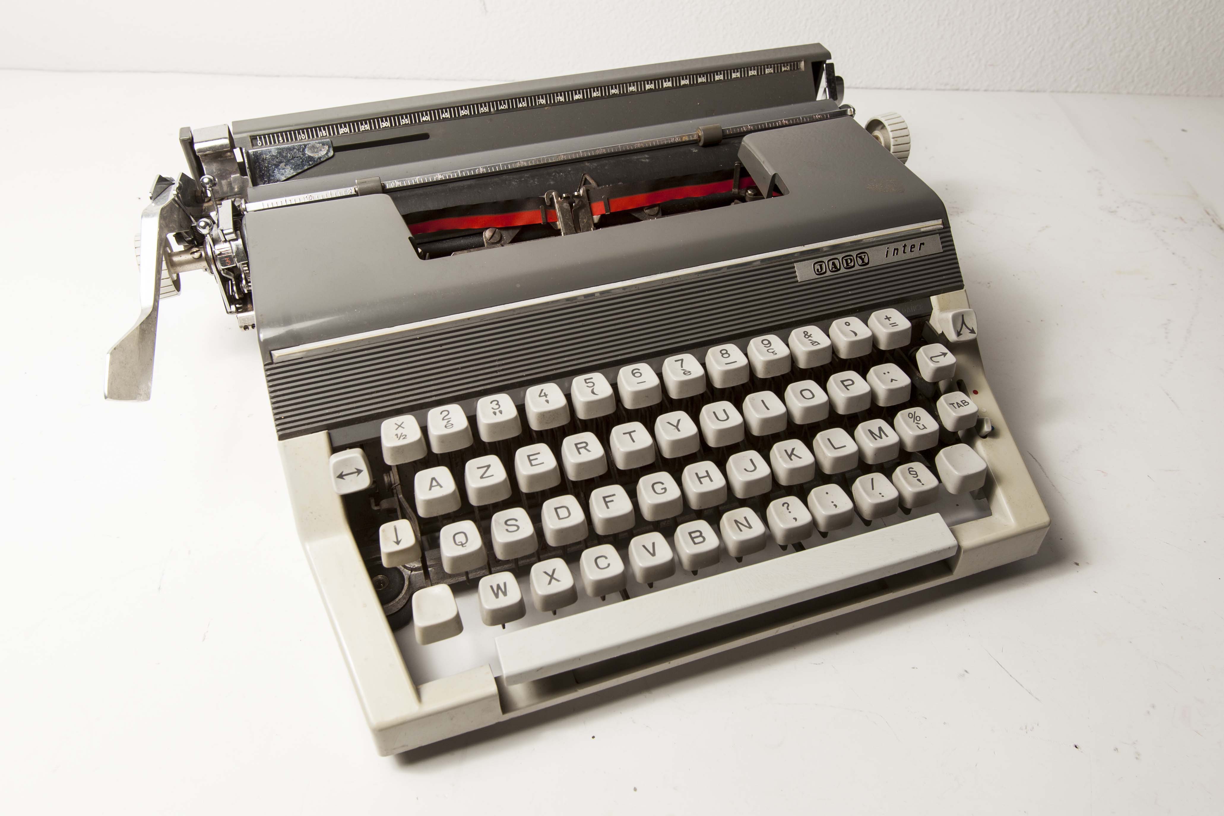 Typewriter Japy Inter with suitcase