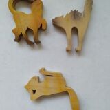 Vintage cat toy figure