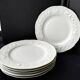 6 Assiettes plates Limoges  Ph. Deshoulières  Modèle California