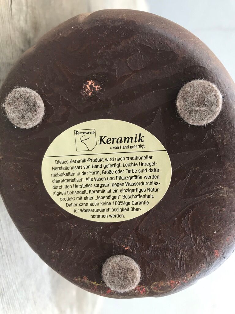 Terracotta vase Keramik, 1970s