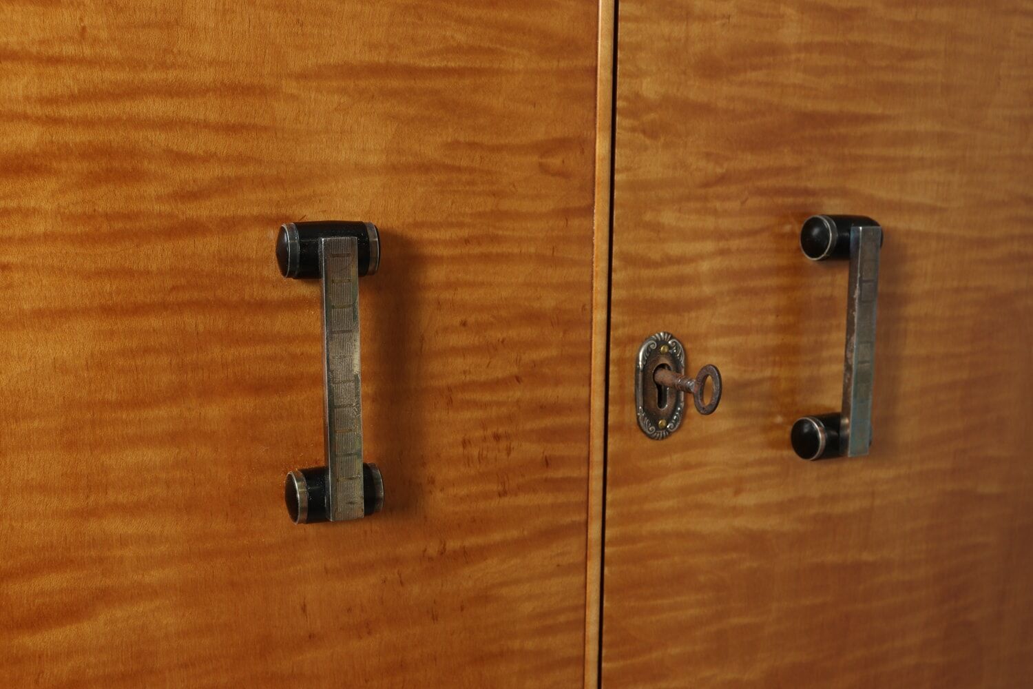 Art Deco cocktail cabinet in sycamore c1930