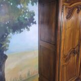 Low walnut cabinet from the late 18th century