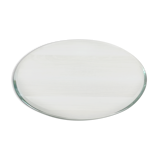 Mirror beveled round top