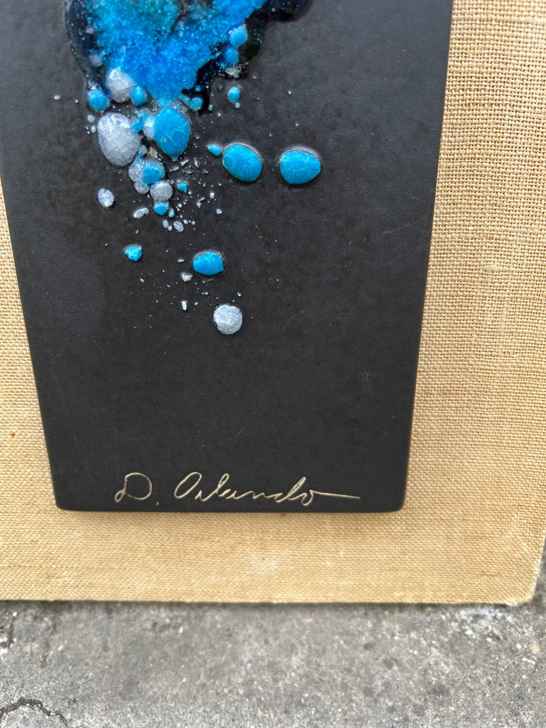 Large ceramic by Denise ORLANDO