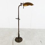 Lampadaire vintage en laiton des années 1970