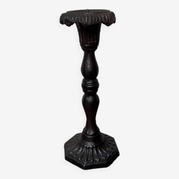 Old cast iron candle holder