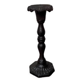 Old cast iron candle holder