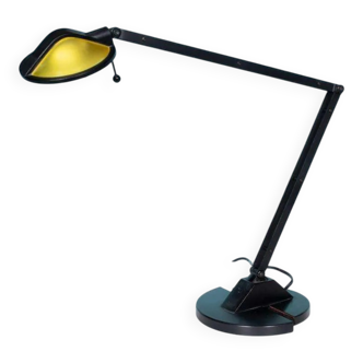 1980s Memphis desk lamp, space age vintage Ikea desk