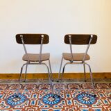 Pair of chairs in formica