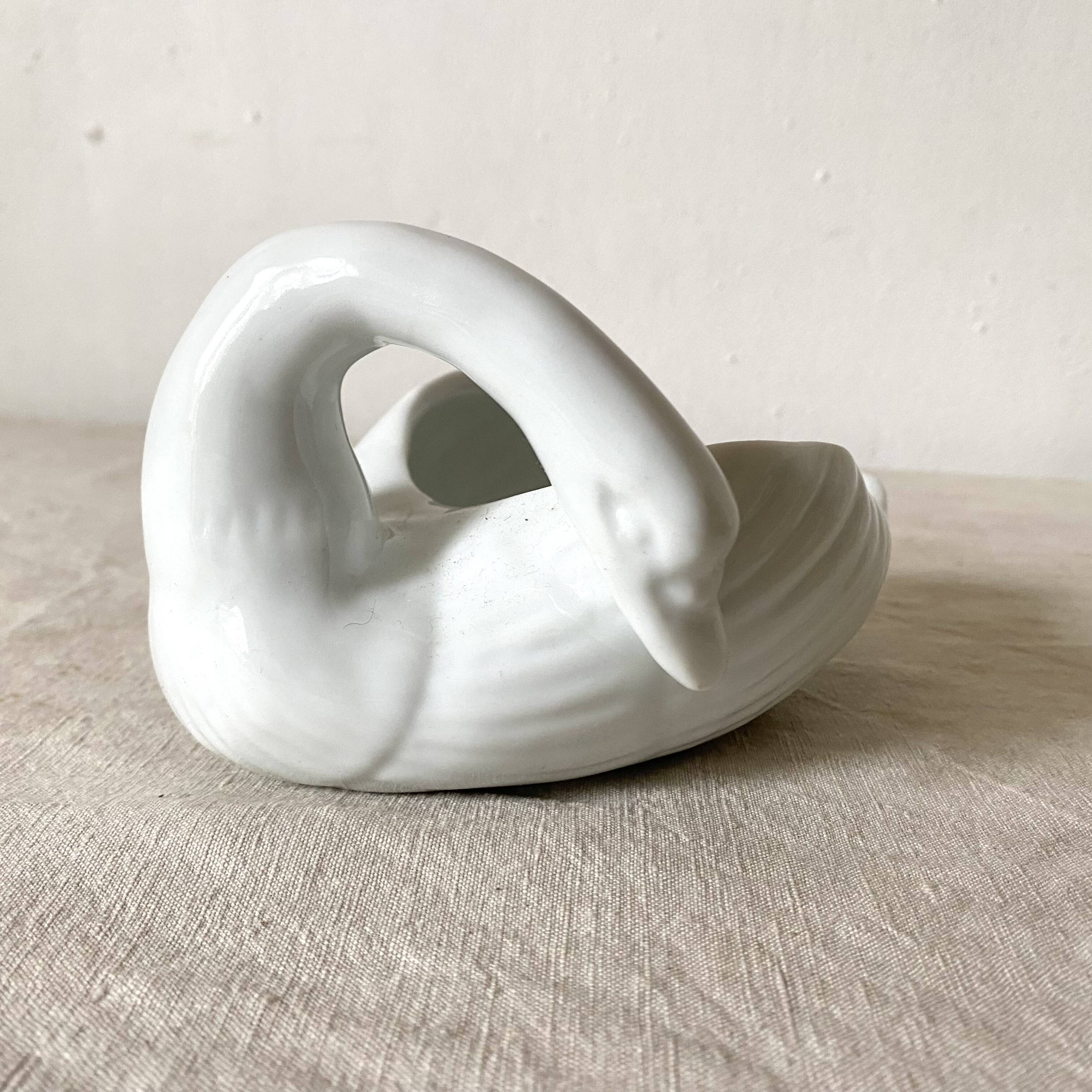 Vintage swan empty pocket