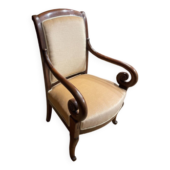 Fauteuil acajou style empire