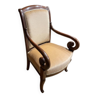 Empire style mahogany armchair