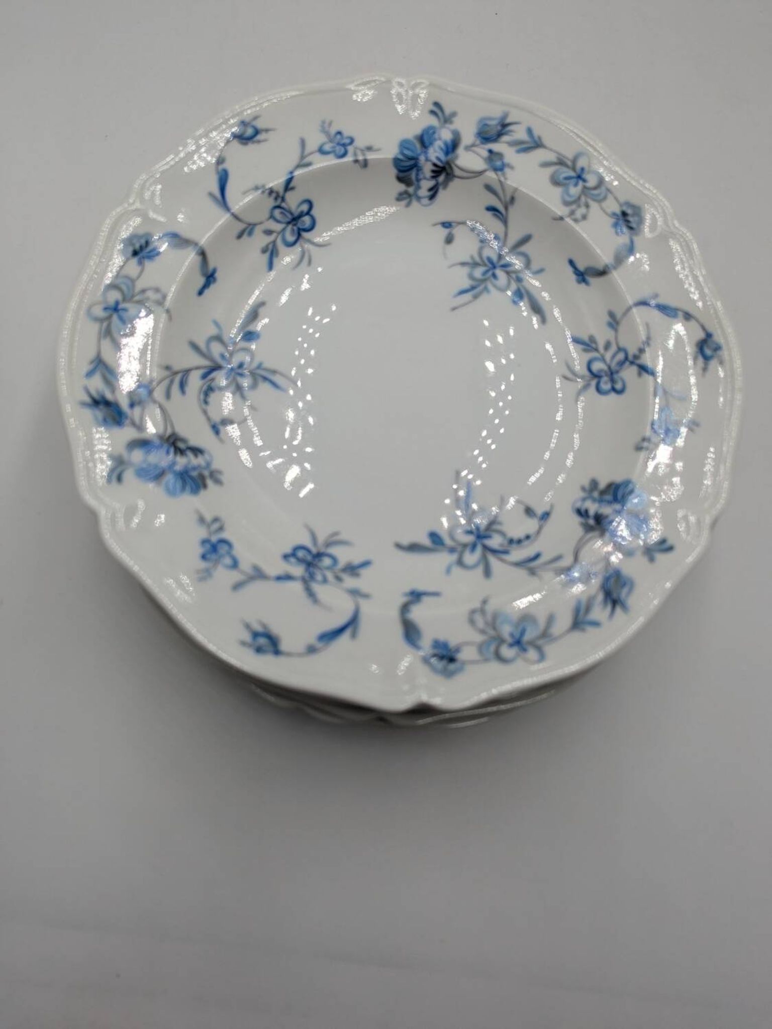 10 soup plates old porcelain royal factory of Limoges