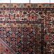 Tapis persan Bidjar vintage des années 1950, médaillon géométrique, 135 cm x 209 cm