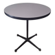 Table bistro / table d'appoint circulaire Eames Vitra Miller avec base contract, années 1960
