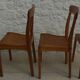 4 chaises bistrot en bois de marque stella