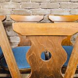 Set of 12 bistrot chairs 70' vintage