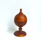 Turned wooden box