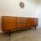 Ancienne enfilade vintage style scandinave design des années 60 bois pied métal