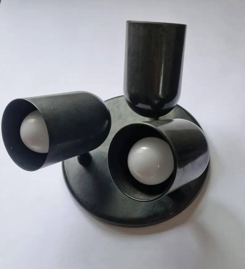 Lampe murale ou de plafond ajustable de style mid-century Space Age, plafonnier, Allemagne, 1970