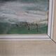 Peinture moderne scandinave, Gideon Isaksson, années 1960, huile sur toile, encadré
