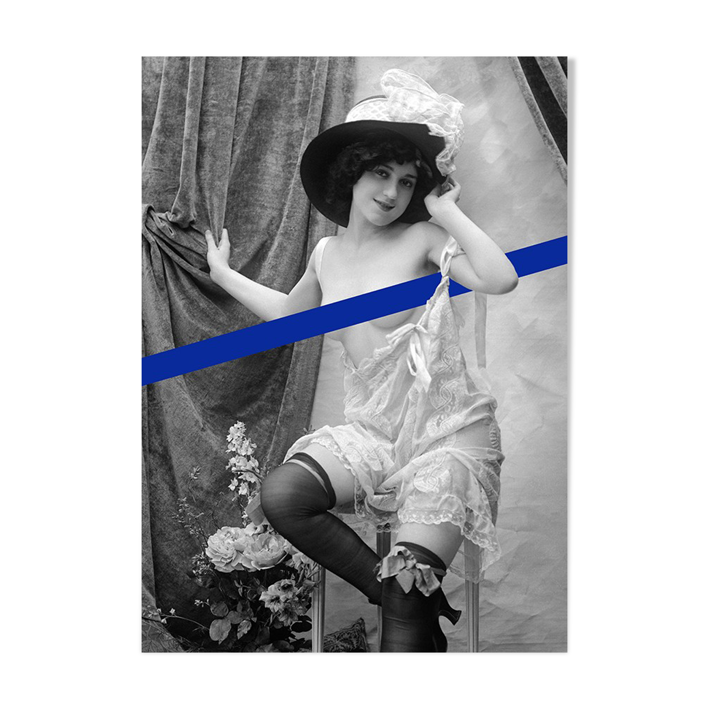 Vintage photography woman cabaret - A3 - 1920 - art print