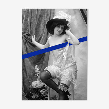 Vintage photography woman cabaret - A3 - 1920 - art print