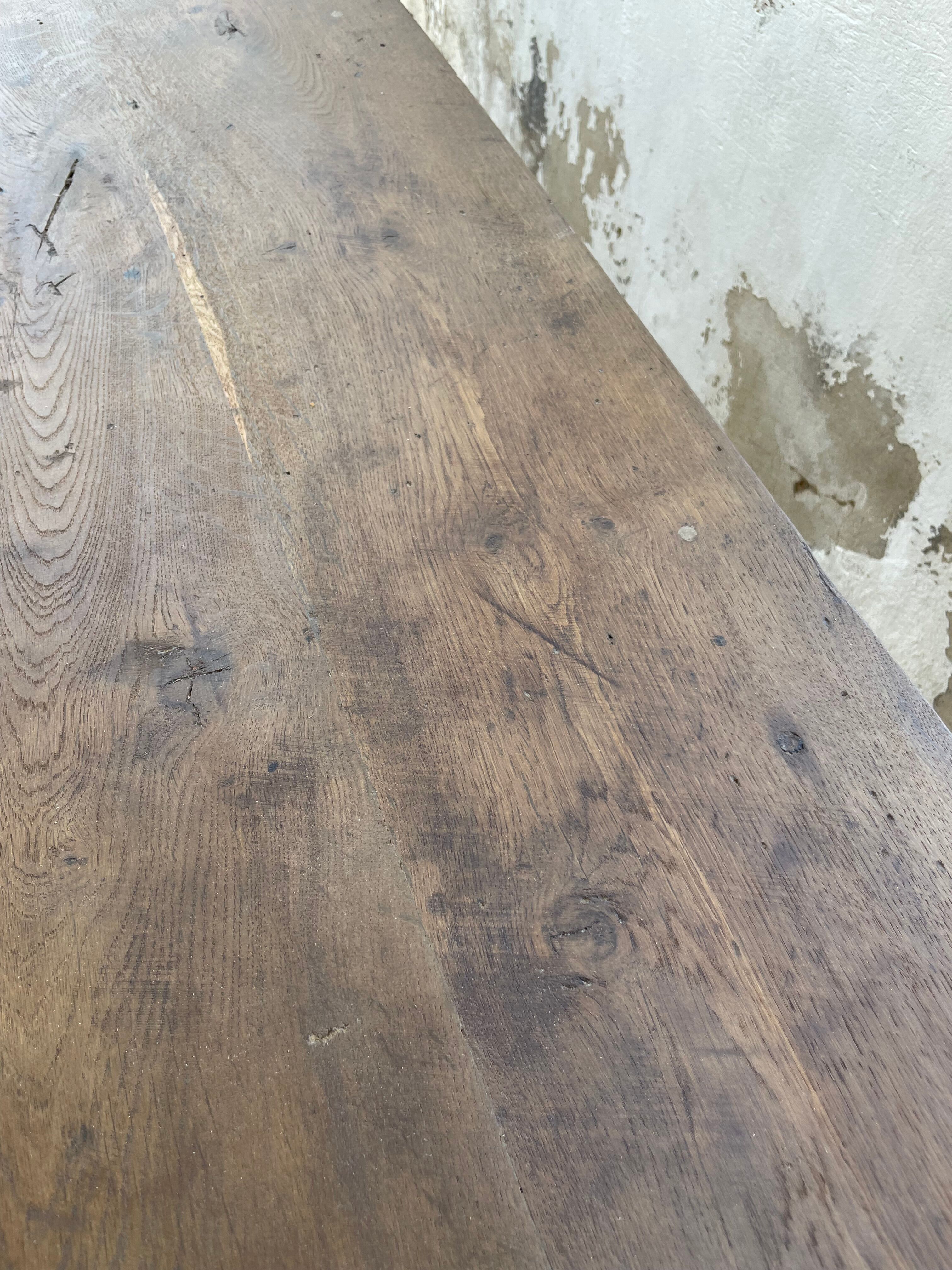 Oak farmhouse table