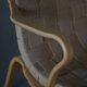 Pair of Swedish armchairs from the mid-century by Bruno Mathsson, model "Eva", 1960s.