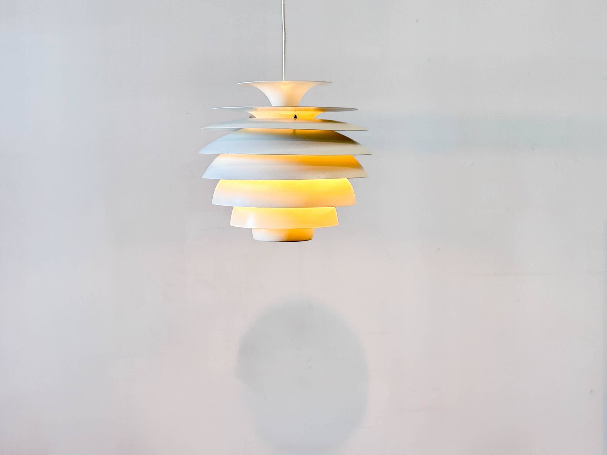 Chandelier de Barcelone 1970 par Bent Karlby pour Lyfa