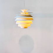 Chandelier de Barcelone 1970 par Bent Karlby pour Lyfa