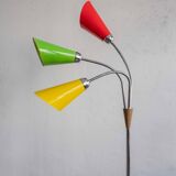 Vintage Czechoslovak "Gooseneck" Floor Lamp By Lidokov Boskovice, 1960s