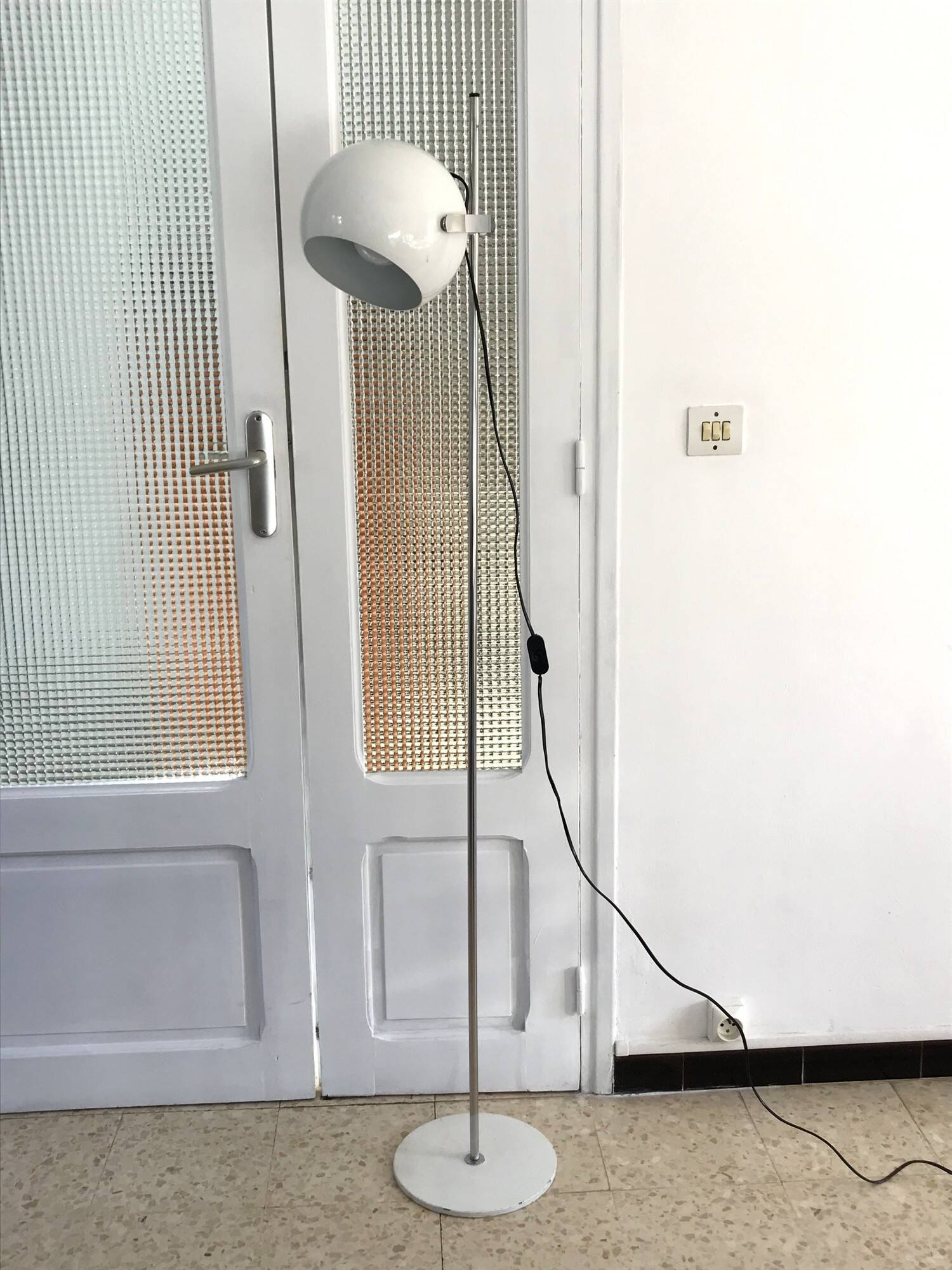 Vintage 70s eyeball floor lamp