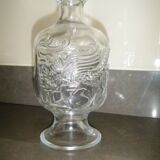dragon engraved glass carafe