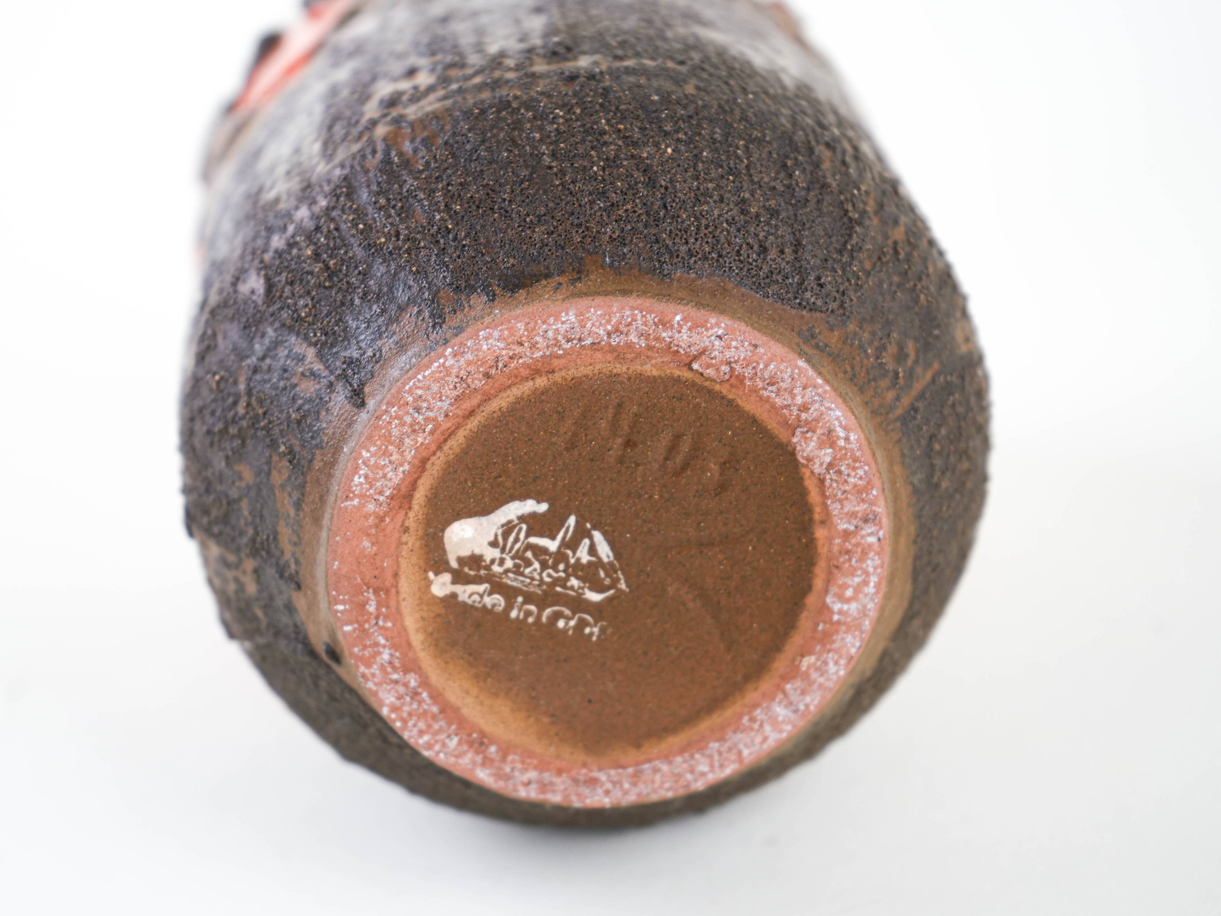 Ceramic vase, German design, 1960s, manufactured by Strehla