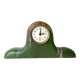 Art deco mantel clock Cazalas Bannière de Bigorre 1930, Basque ceramic clock