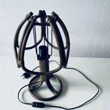 Vintage rattan lamp