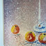 Still life with fruits and flowers Ae Garrec