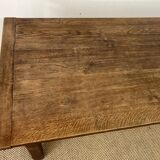Wooden farmhouse table