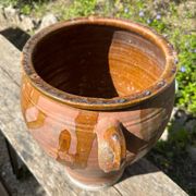 Jarre poterie en terre cuite ancienne